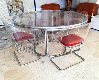 Tavolo e Sedie modernariato '70