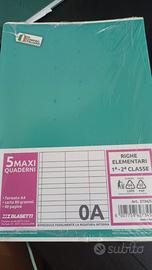 quaderni a righe di seconda con margini