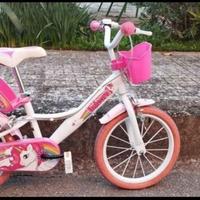 Bici femminile bambini 16" unicorno