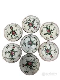 N 7 PIATTI DA DESSERT 'MOLARONI PESARO' ANNI '20