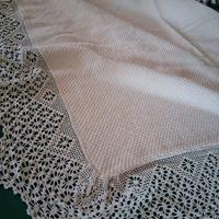 Antiquariato copriletto della bisnonna