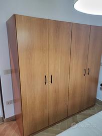 armadio e letto singolo