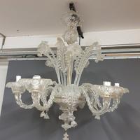 lampadario in vetro di murano 