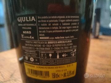 birra da coll artigianale Giulia magnum