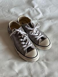Converse All Star basse grigio