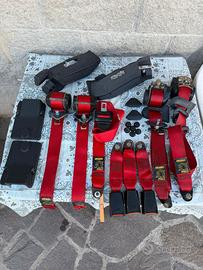 Cinture rosse per Fiat Cinquecento Sporting