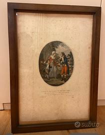 Stampe antiche inglesi con cornici d’epoca
