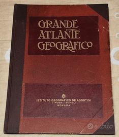 Atlante geografico de agostini prima edizione 1922