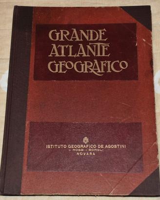 Atlante geografico de agostini prima edizione 1922