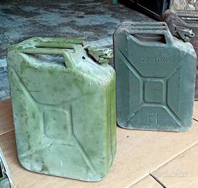 Coppia di Taniche Antiche in Ferro - Vintage/Colle