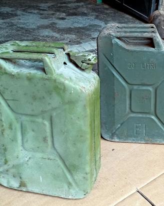 Coppia di Taniche Antiche in Ferro - Vintage/Colle