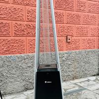 Stufa a fungo fiamma visibile