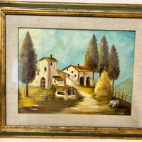 Quadro cascina rurale