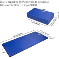 Tappetino CCLIFE pieghevole da ginnastica