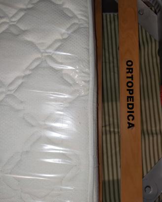 Letto singolo Materasso più rete ortopedica 