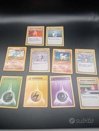 Lotto carte Pokemon Ita Set Base condizioni top