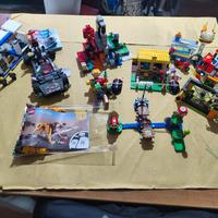 Lego 9 kit la maggior parte completi con personagg