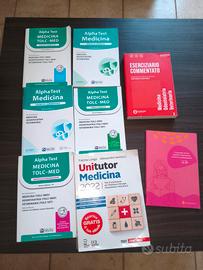 alpha test medicina  completo di tutto come foto 