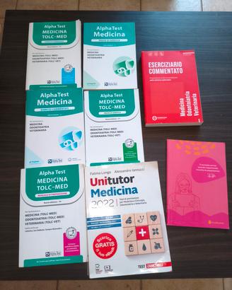 alpha test medicina  completo di tutto come foto 