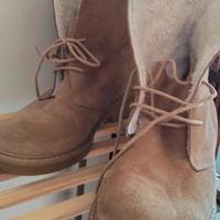 Scarponcini scamosciati Beige 