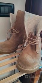 Scarponcini scamosciati Beige 