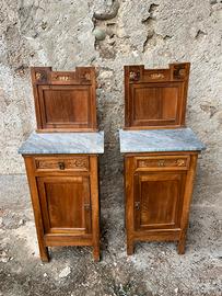 Coppia di comodini anni 30 stile Liberty