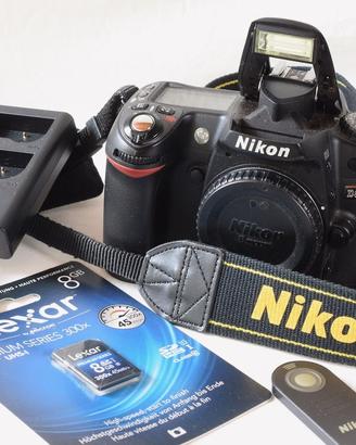 Nikon D80, scatti 14.622, scheda Lexar da 8 GB