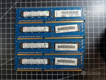 RAM 4x4GB DDR3 UDIMM ECC Hynix