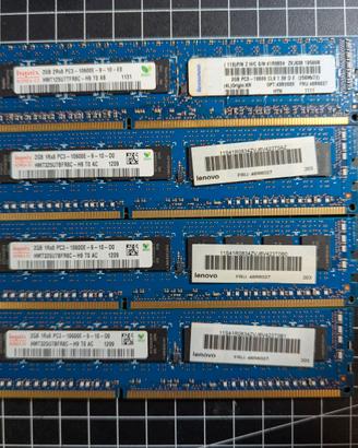 RAM 4x2GB DDR3 UDIMM ECC Hynix