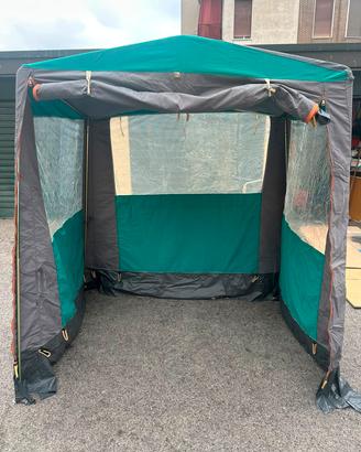 tenda per giardino  veranda con telo frontale 