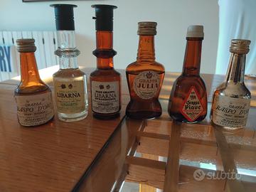 Bottiglie liquori mignon GRAPPA