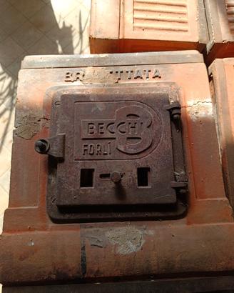 Rara Stufa d'epoca BREVETTATA BECCHI FORLÌ