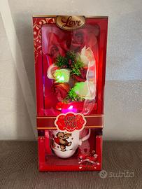 Composizione tazza+fiori