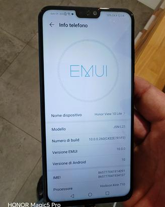 honor view 10 lite brondi amico sos