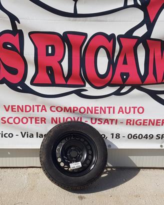OPEL CORSA E CERCHIO PNEUMATICO SCORTA IN FERRO 15