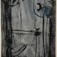 Tommaso Cascella,senza titolo,1985,litografia 3/7