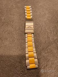 bracciale bicolore per orologio da Uomo larghezza 