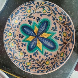 Grande piatto ceramica Siciliana caltagirone