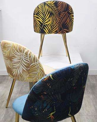 sedia velvet decor arredo locali 