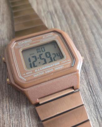 CASIO orologio vintage rosè