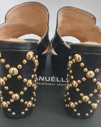 sandali Emanuelle Vee neri misura 38