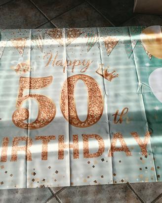 striscione  50 anni