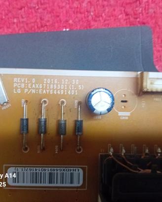 main board t con power  tv lg 49LJ594V- 50lb670V- 