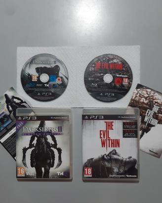 Giochi PS3 - The Evil Within , Darksiders 2