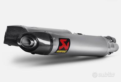 Scarico Akrapovic DOPPIO piu raccordo!