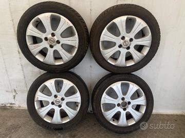 4 CERCHI IN LEGA 16 POLLICI OPEL MERIVA A CON GOMM