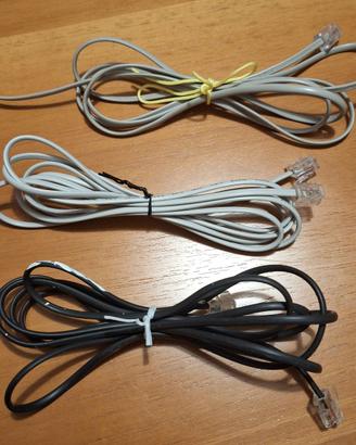 Cavo telefonico RJ11 1,8 o 1,5 metri