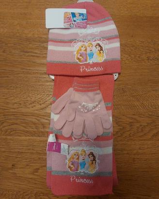 sciarpa, guanti e berretto  PRINCIPESSE DISNEY 