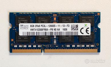 8GB RAM DDR3L 12800S SODIMM SK HYNIX