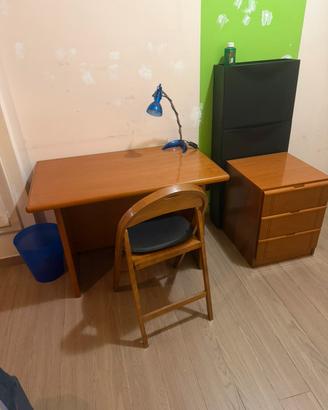 SCRIVANIA (100/60) con sedia e  cassettiera